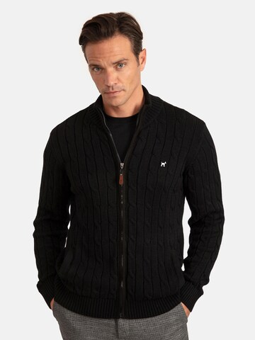 Vestes en maille Williot en noir : devant