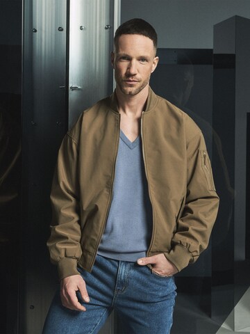 DAN FOX APPAREL Between-Season Jacket 'Kalle' in Brown