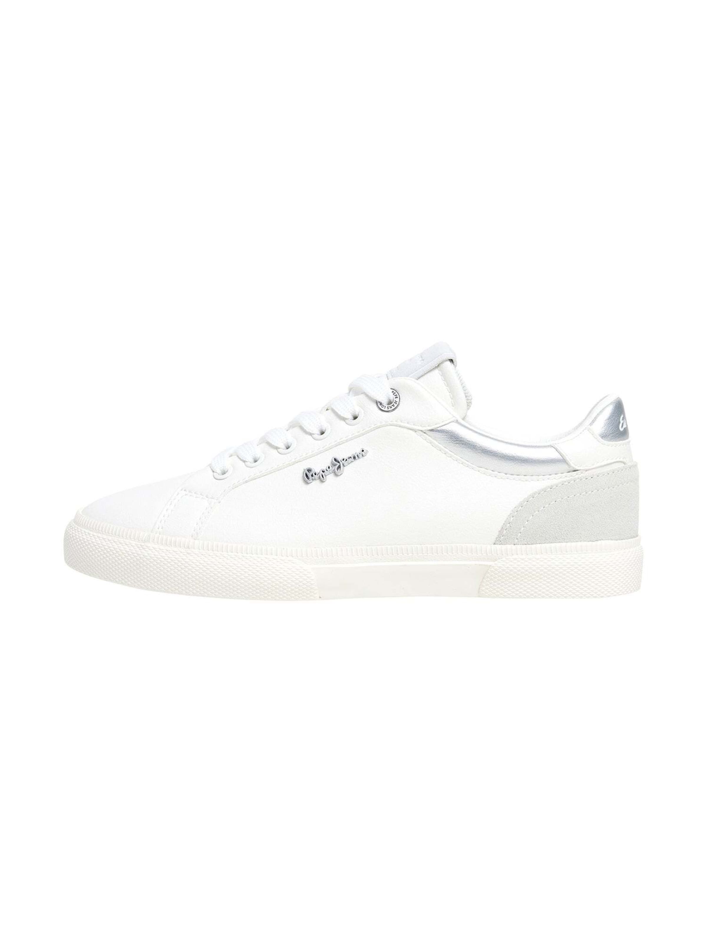 Baskets basses 'KENTON' Pepe Jeans en blanc : devant