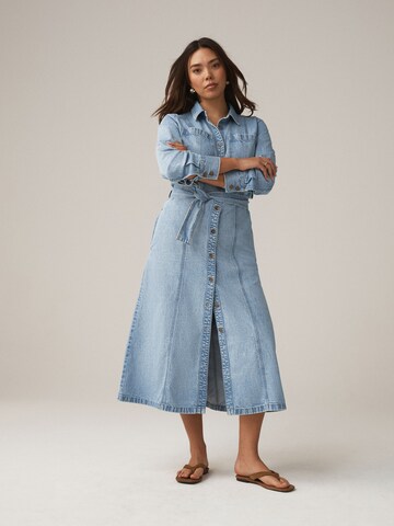 Next Blousejurk in Blauw: voorkant