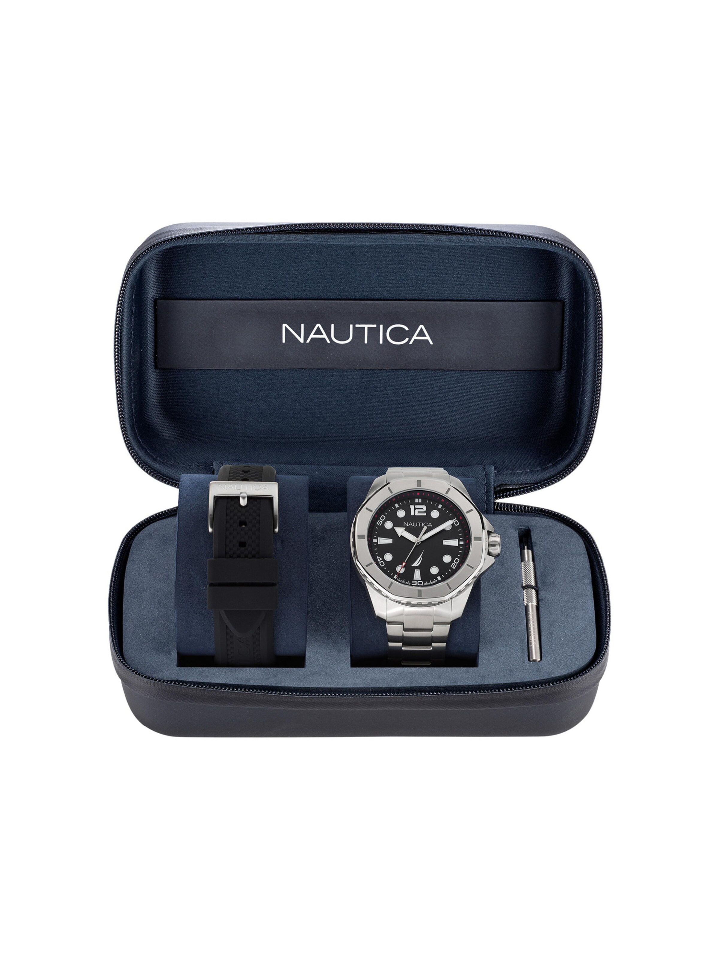 Orologio analogico 'Nautica Gents' di NAUTICA in nero