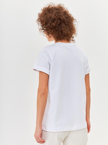 T-shirt 'Country Cat' Cat e Lolette en blanc