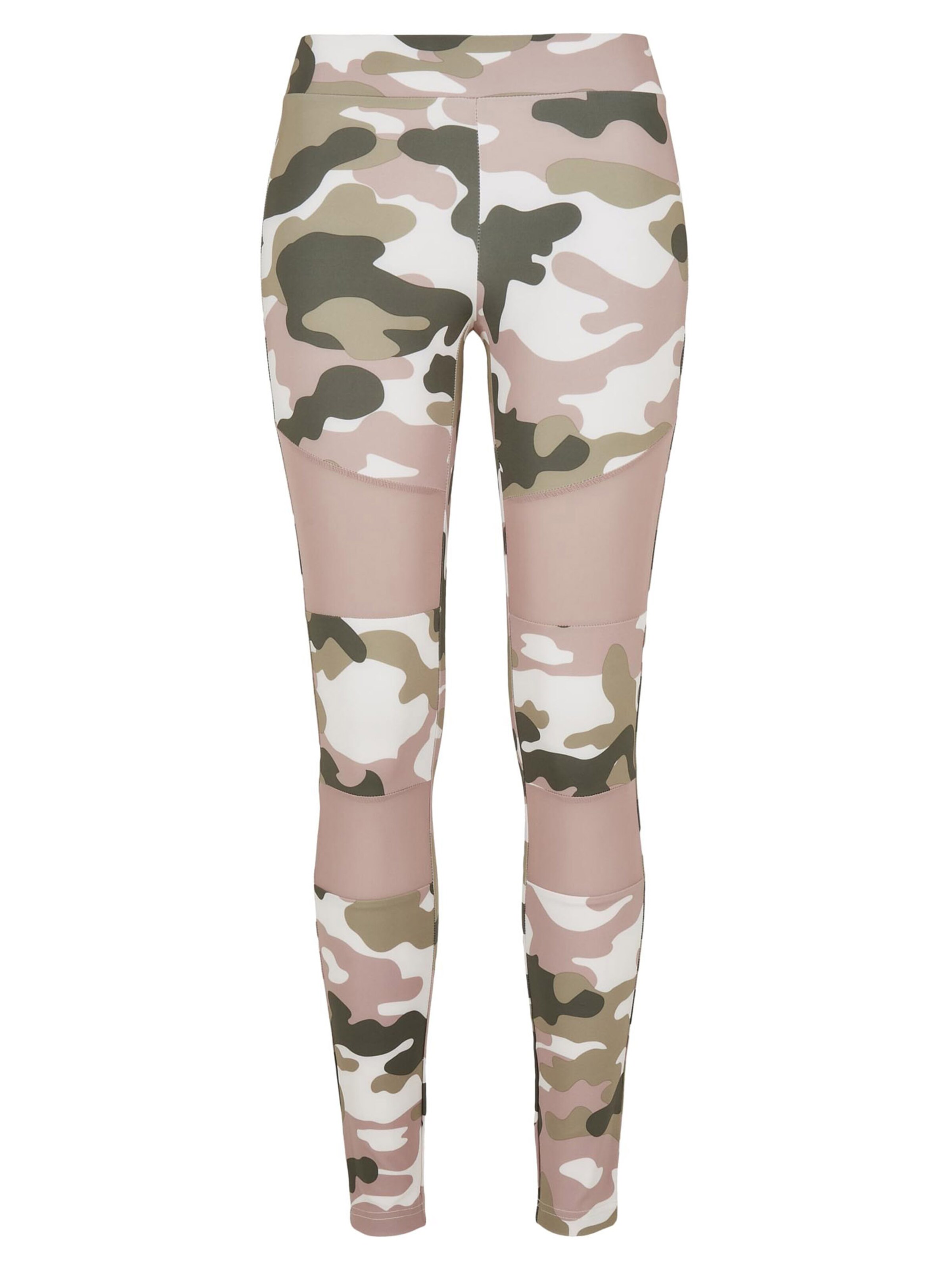 Urban Classics Skinny Legíny – pink: přední strana