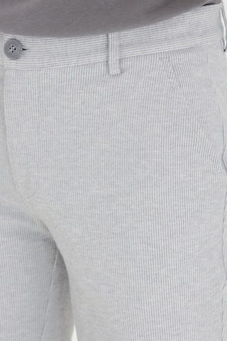BLEND Regular Chino Pants 'AJO' in Grey