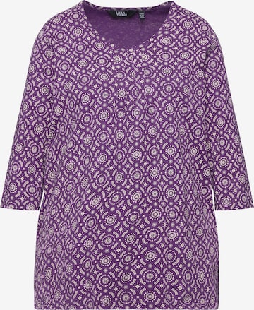 Ulla Popken Shirt in Lila: voorkant