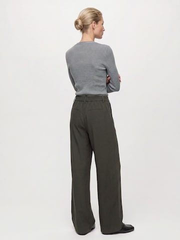 OBJECT Wide Leg Hose 'OBJLISA' in Grün