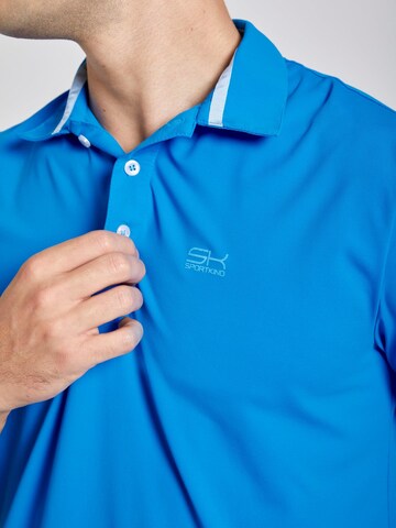 T-Shirt fonctionnel 'Polo' SPORTKIND en bleu