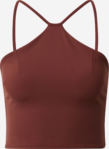 ABOUT YOU x Sofia Tsakiridou Top 'Adelina' in Brown: front