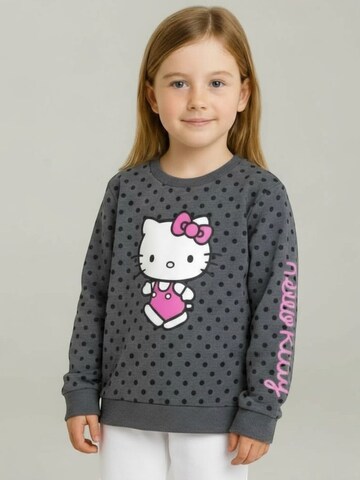 HELLO KITTY Sweatshirt in Grey: front