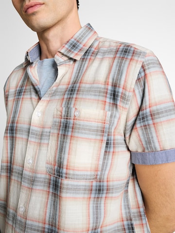 TOM TAILOR Regular fit Button Up Shirt in White