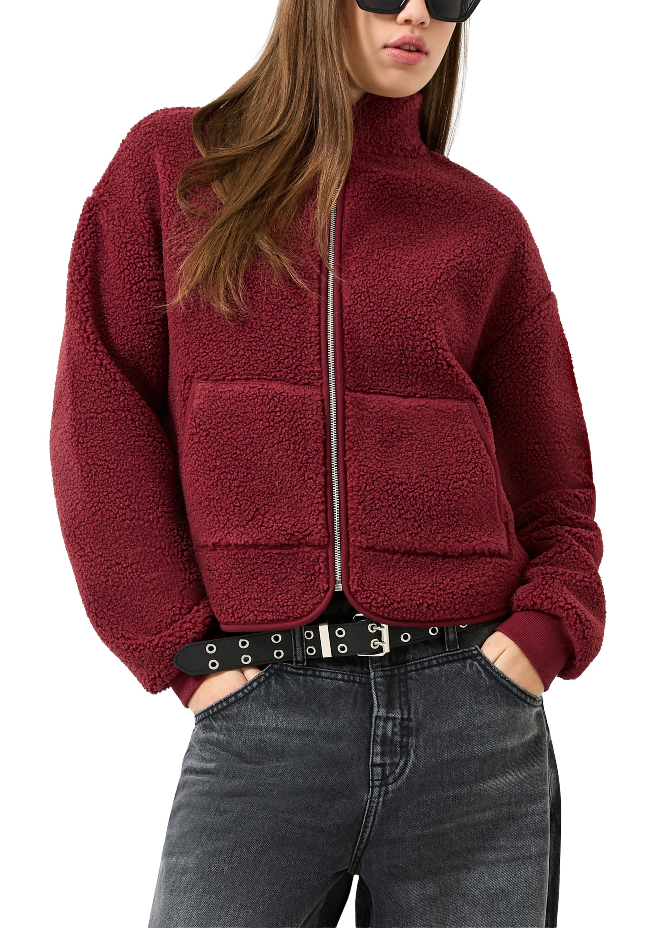 QS Jacke in Rot: Vorderseite