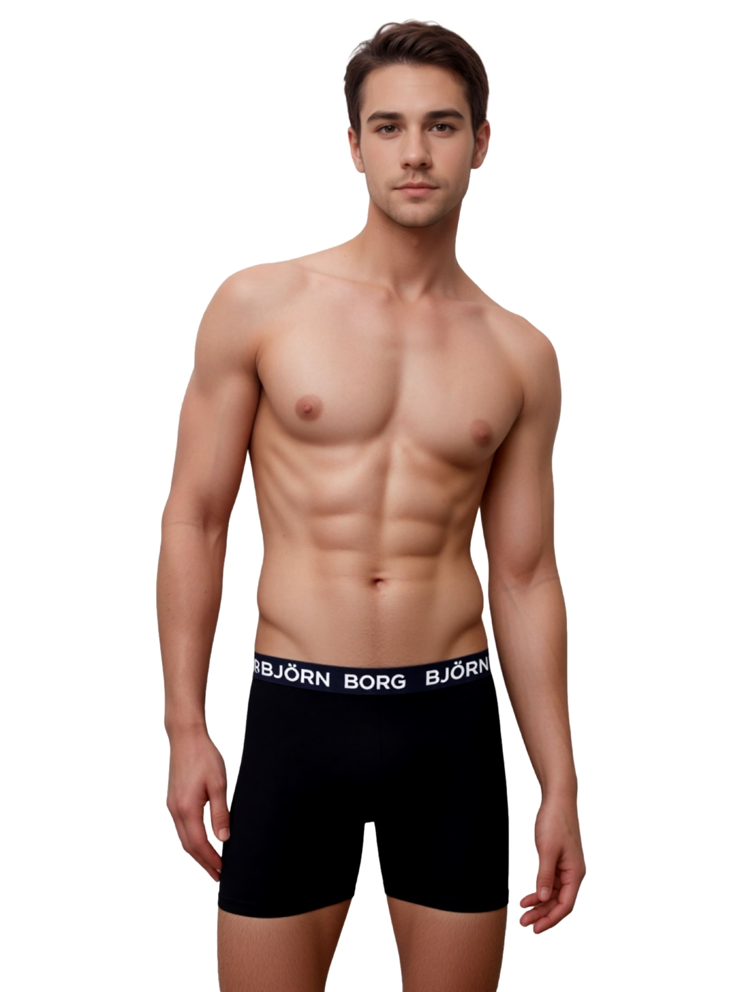 BJÖRN BORG Boksershorts i sort: forside