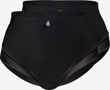 sassa Boyshorts 'SHINY SUSTAINABLE' in Black: front