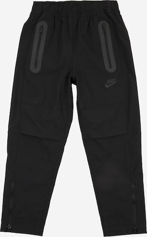 juoda Nike Sportswear Standartinis Kelnės: priekis