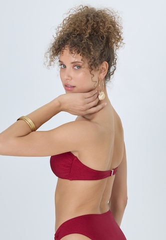 LSCN by LASCANABandeau Bikini gornji dio - crvena boja