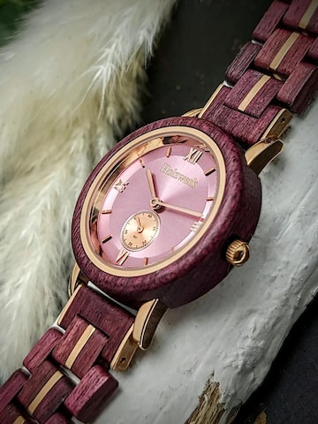 Holzwerk - Reloj analógico 'BRILLON' en oro