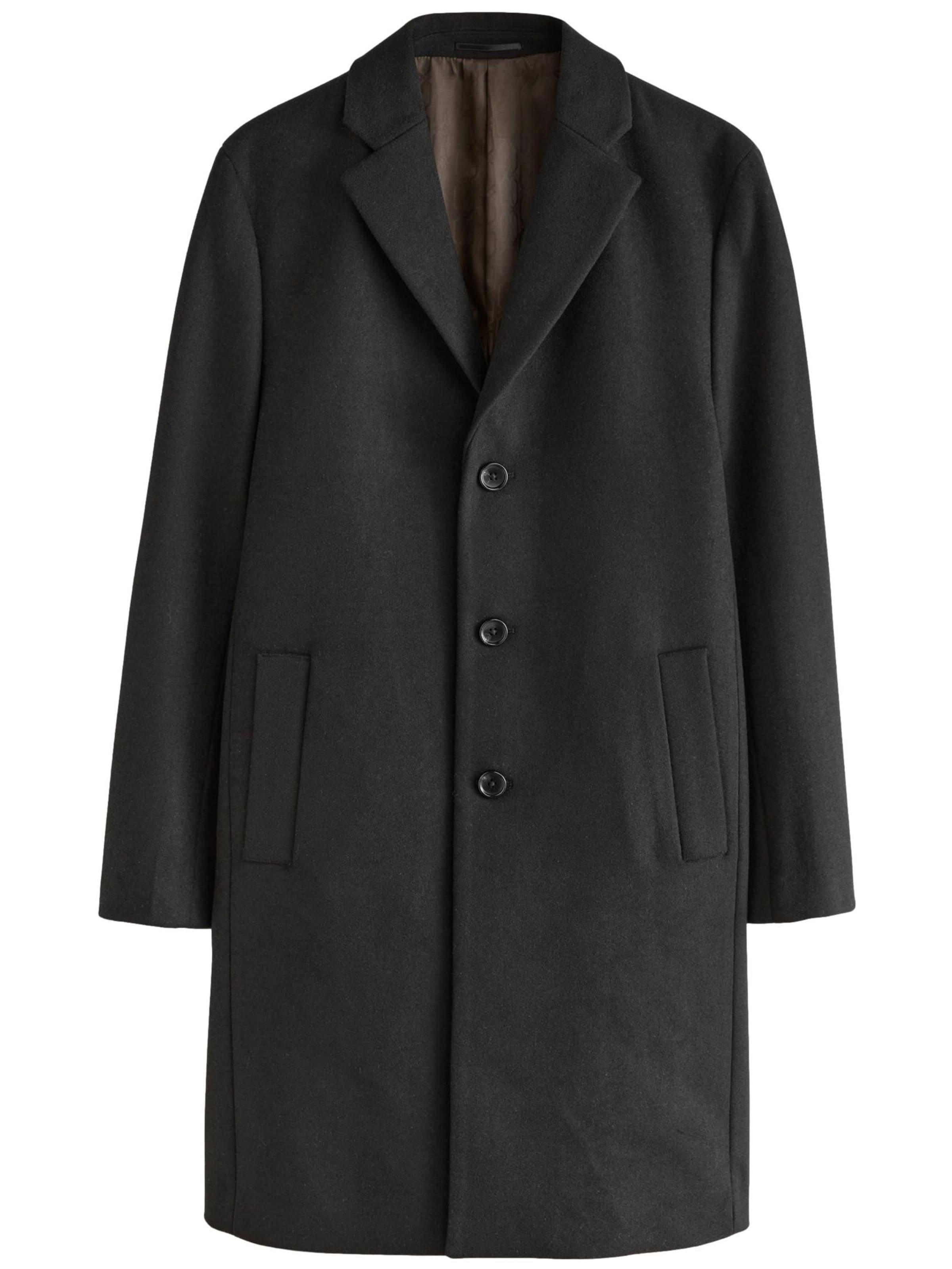 Next Prechodný kabát - Čierna: predná strana