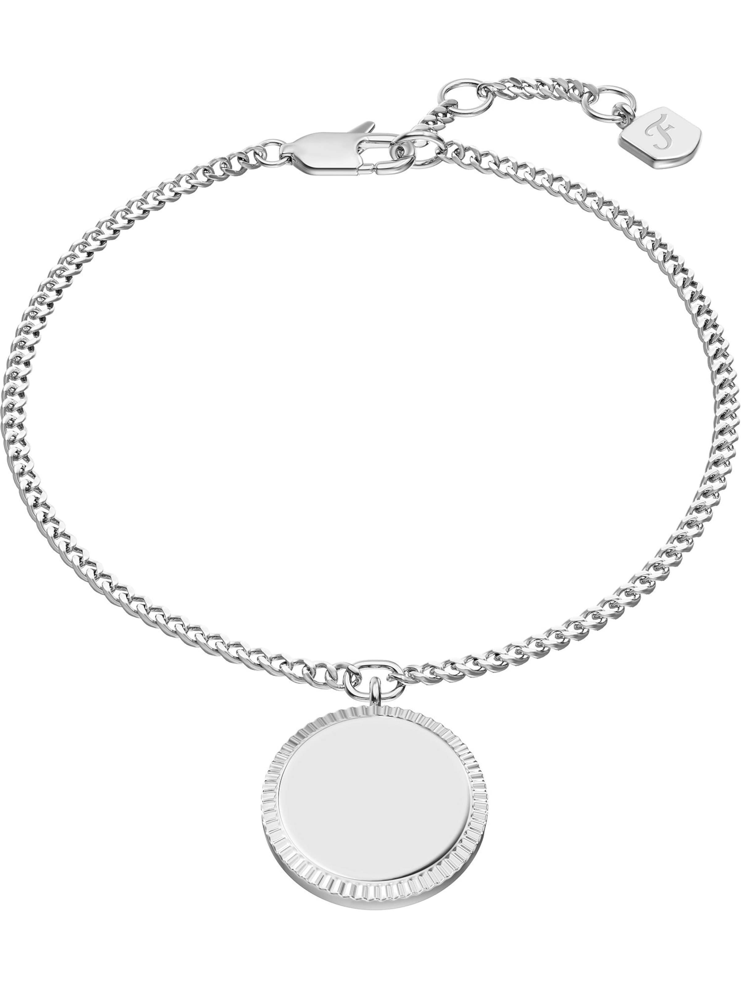 FOSSIL Armband in Silber: Vorderseite