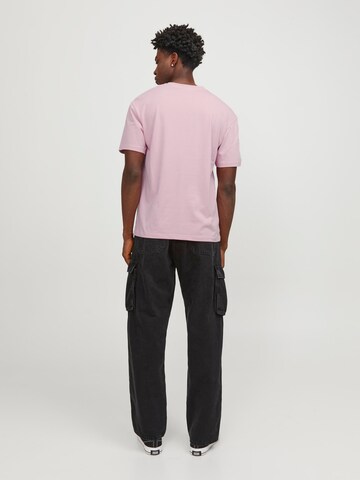 T-Shirt 'Vesterbro' JACK & JONES en rose