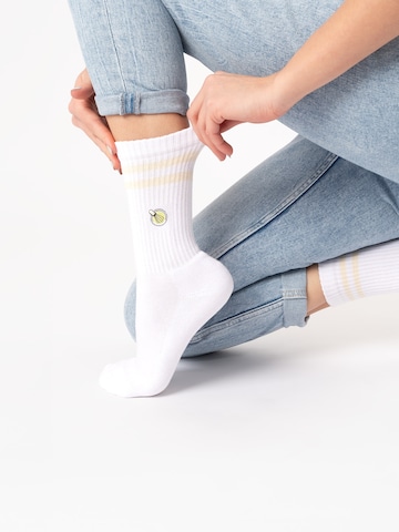 Occulto Athletic Socks 'Summer' in Green