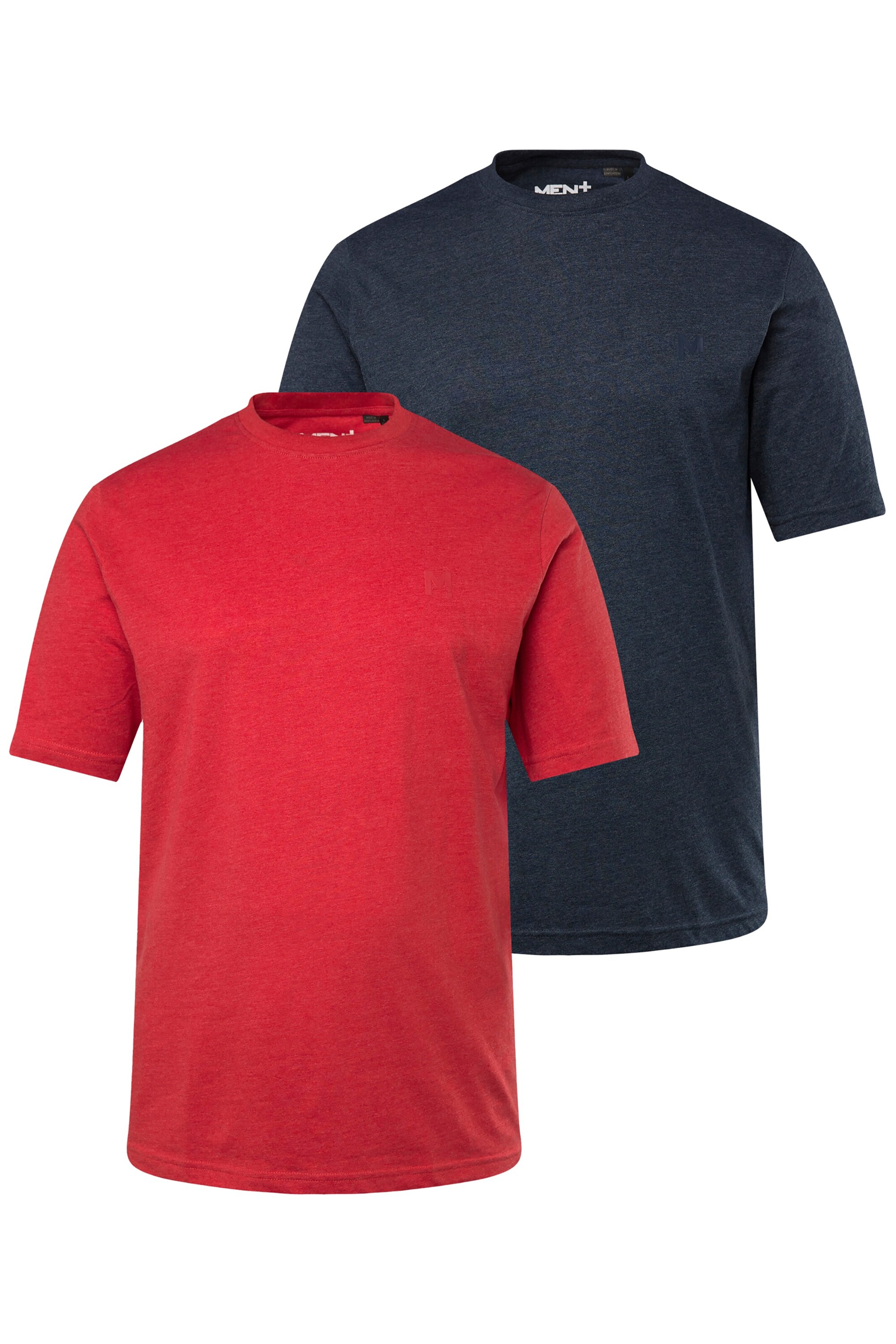 Men Plus Shirt in Blue: front