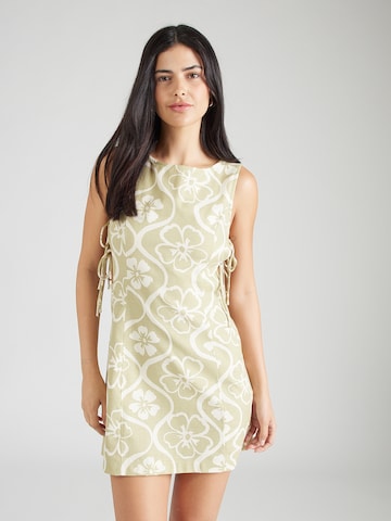 BILLABONG Sommarklänning 'FLORAL TRIP' i grön: framsida