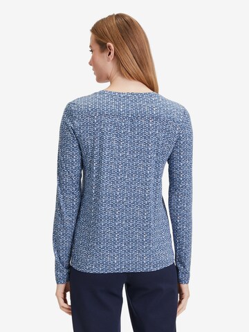 Betty & Co Blusenshirt mit Gummizug in Blau