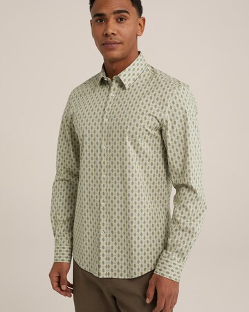 Slim fit Cămașă de la WE Fashion pe verde: față