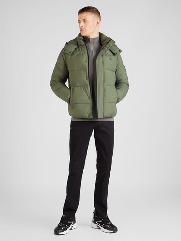 Calvin Klein Jeans Between-Season Jacket 'Essential' in Green