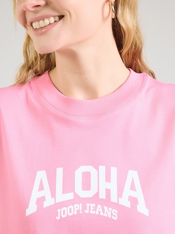 JOOP! Jeans Футболка 'Toyah' в Ярко-розовый