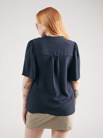 ONLY Carmakoma Bluse 'NOEMI' i blå