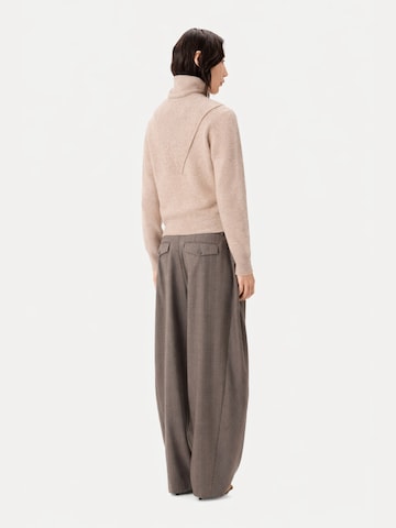 GOBI Cashmere - Jersey 'Women's Dual-Collar Cashmere Sweater' en beige