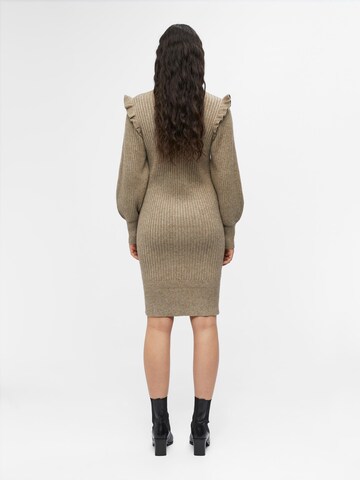 OBJECT Knitted dress 'DIVA' in Brown