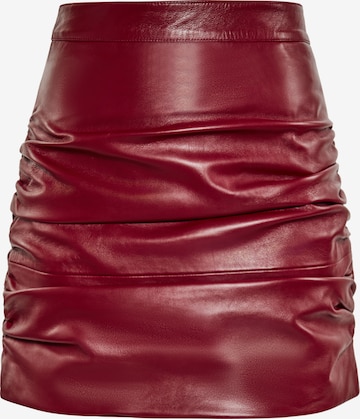 faina - Falda en rojo: frente