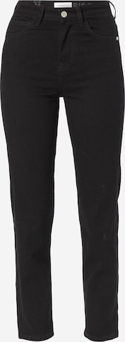 KnowledgeCotton Apparel Regular Jeans 'IRIS' (GOTS) in Schwarz: predná strana