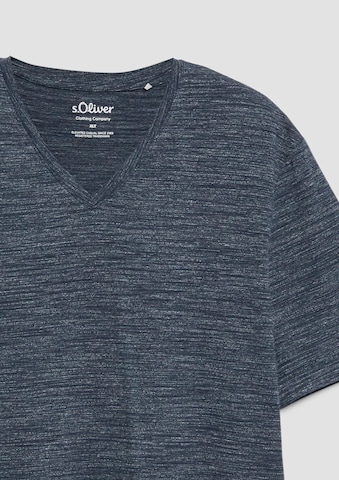 T-Shirt s.Oliver Red Label Big & Tall en bleu