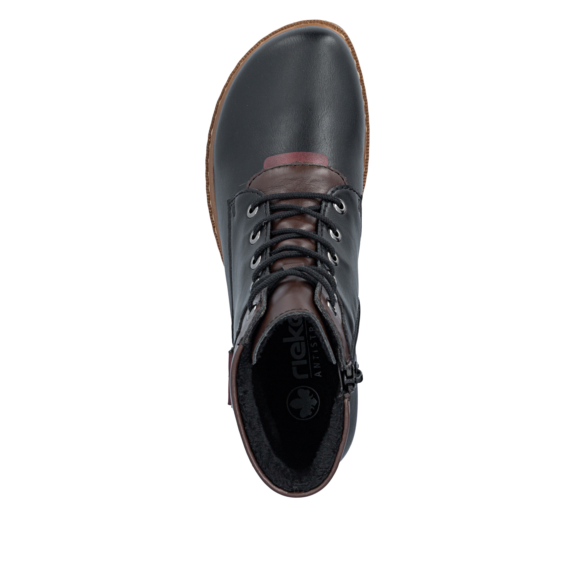 Rieker - Botim com fivela em preto