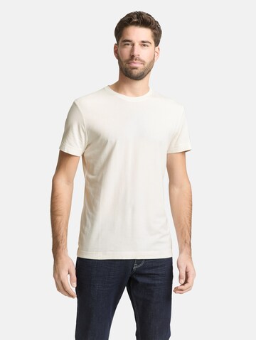 TOM TAILOR T-Shirt in Beige: Vorderseite