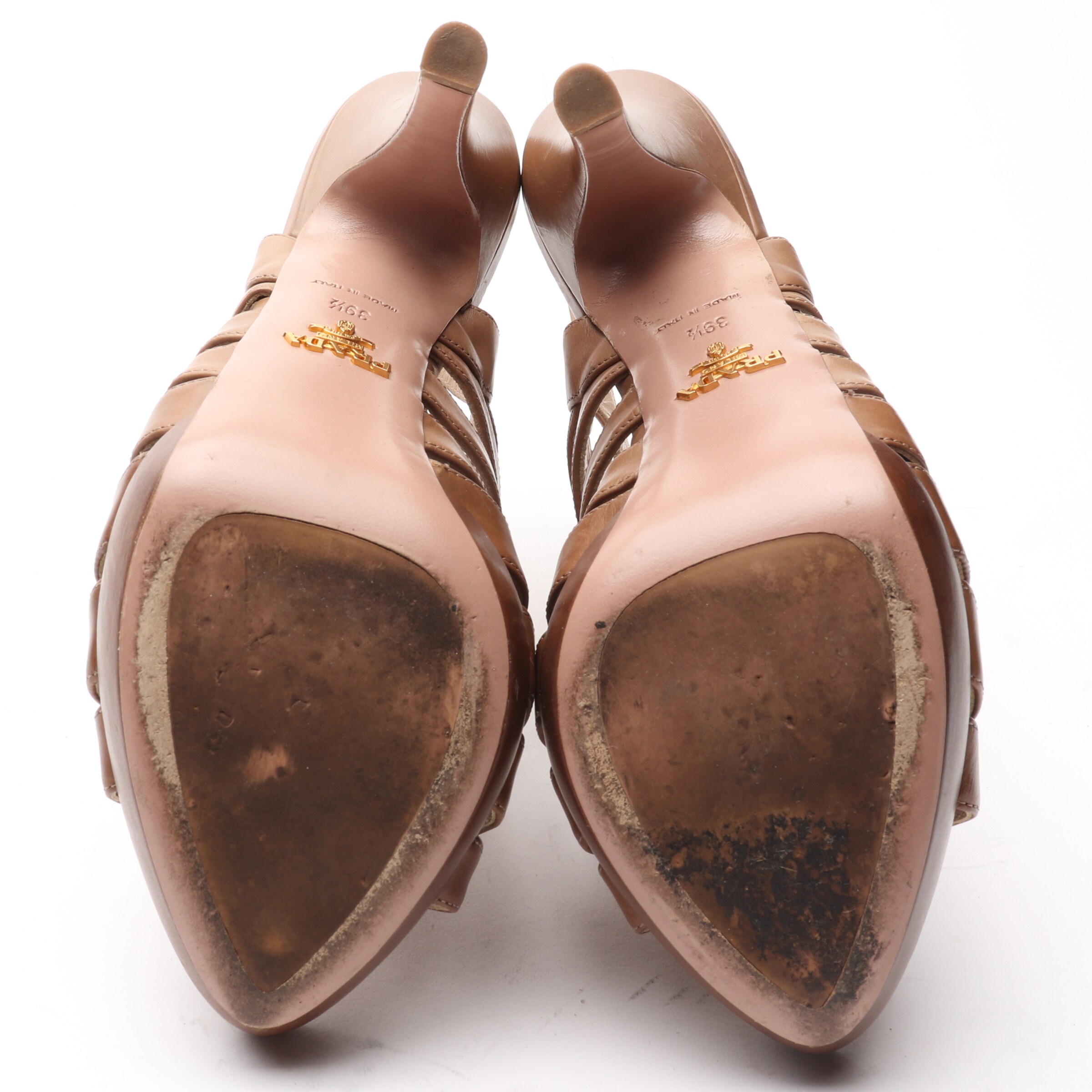 PRADA Sandals & High-Heeled Sandals in 39,5 in Brown