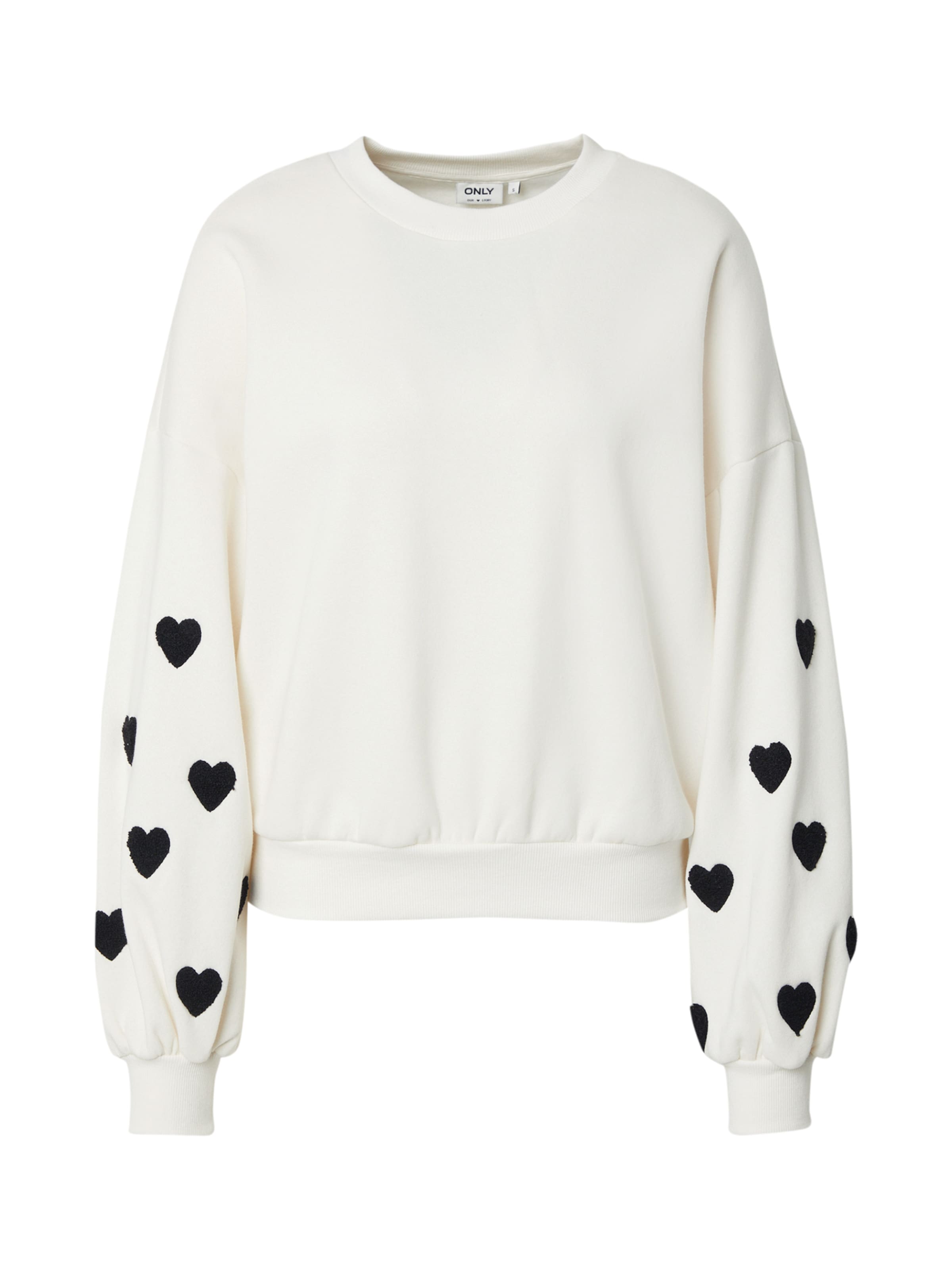 ONLY Sweatshirt 'ONLMACY' in White: front