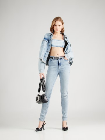 Karl Lagerfeld Slimfit Jeans 'IKONIK 2.0' in Blauw