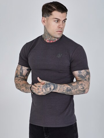 T-Shirt SikSilk en gris : devant