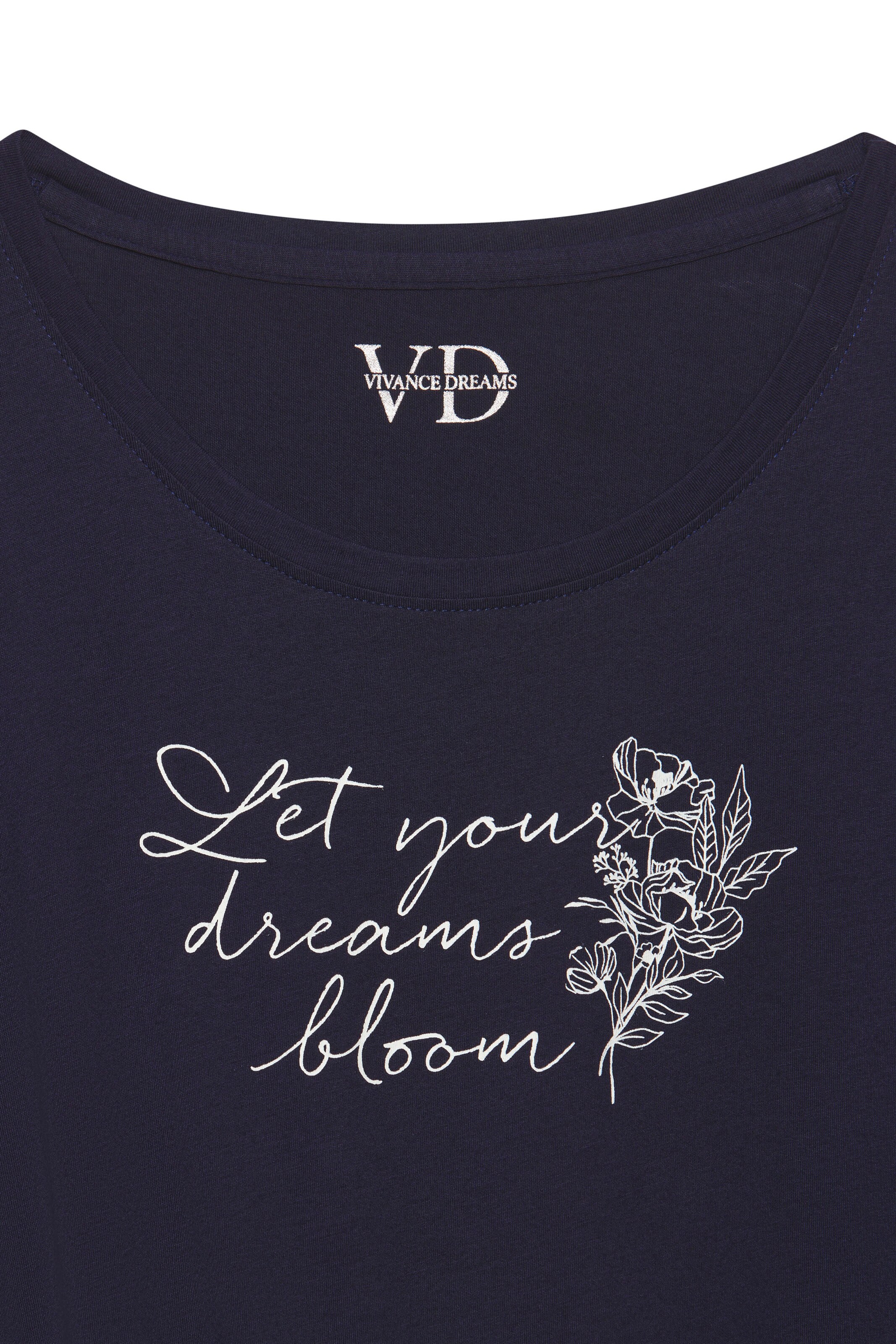 mėlyna VIVANCE Pižaminiai marškinėliai