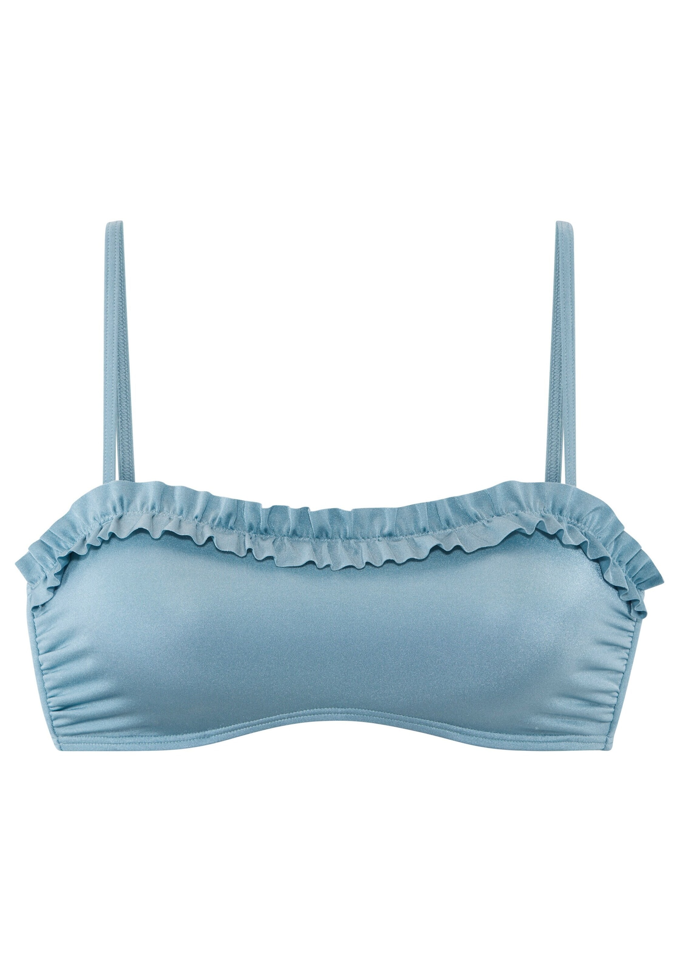 LASCANA Bandeau Bikinioverdel i blå: forside