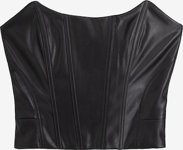 Bershka Top in Schwarz: predná strana