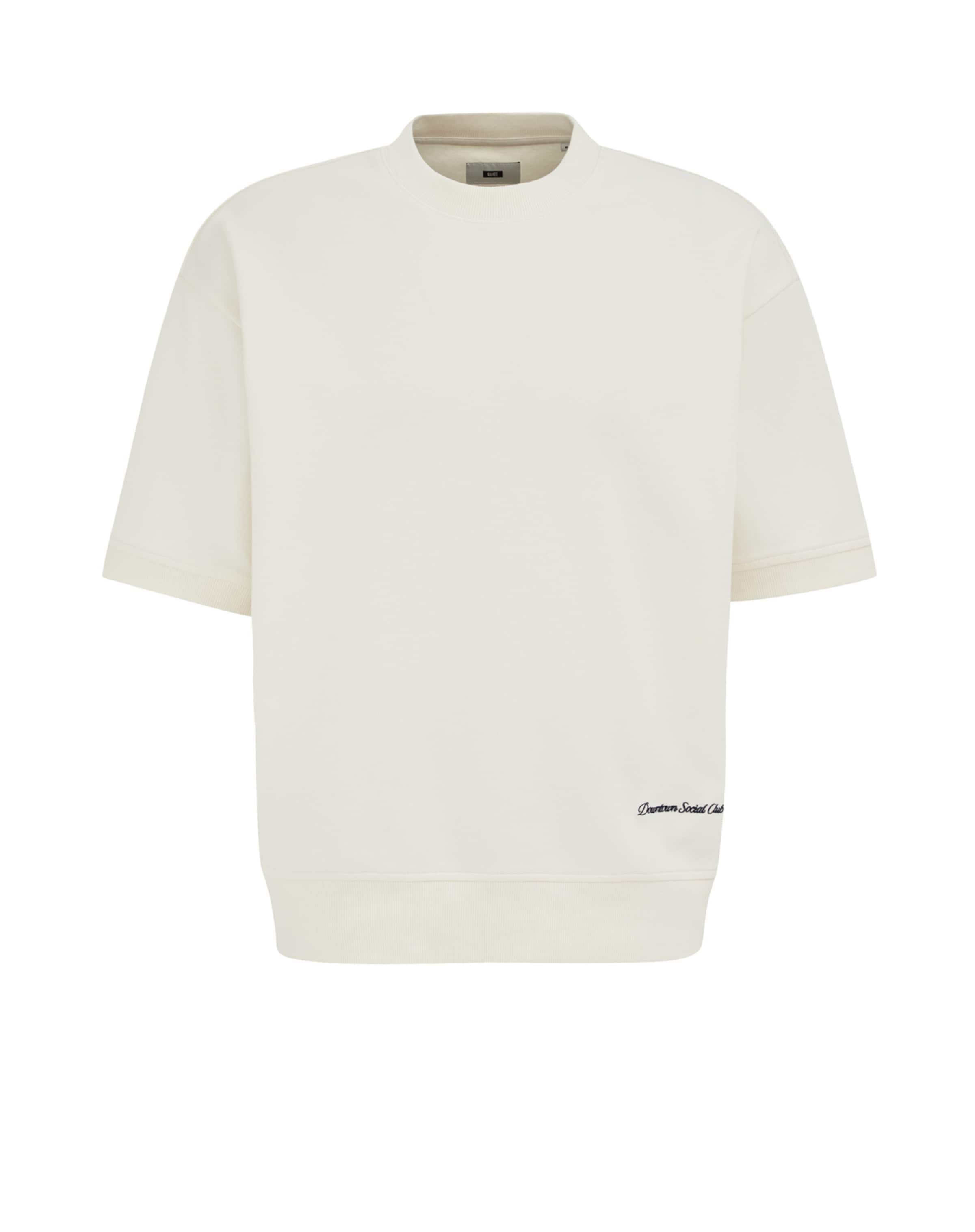 WE Fashion Sweatshirt i hvid: forside