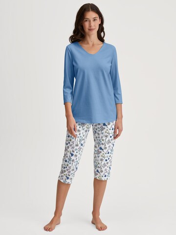 CALIDA Pyjama 'Flower Nights'‌‌‌‌‌‌‌‌‌‌ in Blau