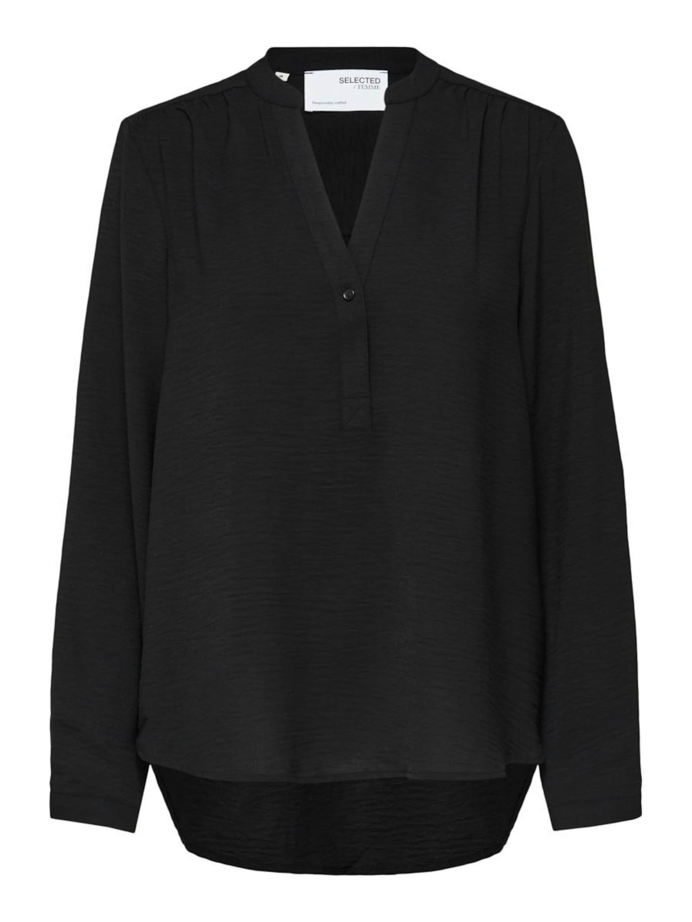 SELECTED Blouse 'MIVIA' in Black: front
