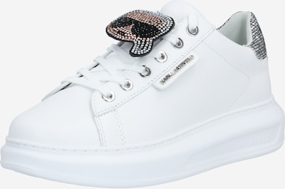 Karl Lagerfeld Baskets basses 'Kapri'' en blanc, Vue avec produit