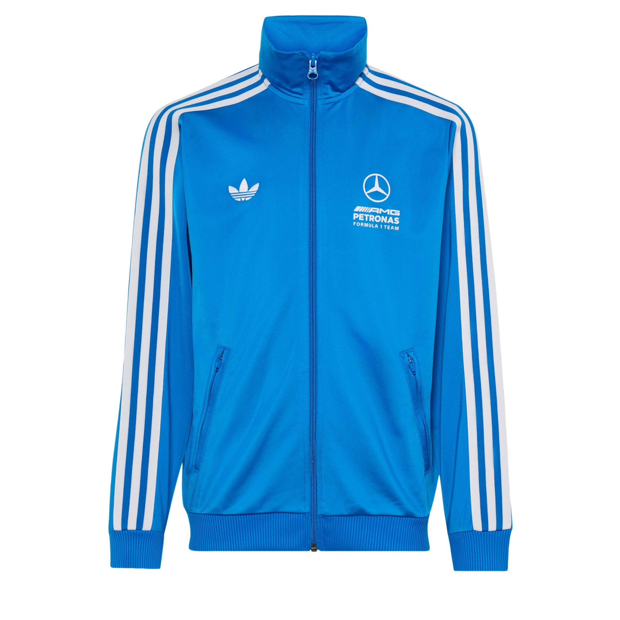 Veste de survêtement 'Mercedes AMG Petronas Formel 1 Team' ADIDAS PERFORMANCE en bleu : devant